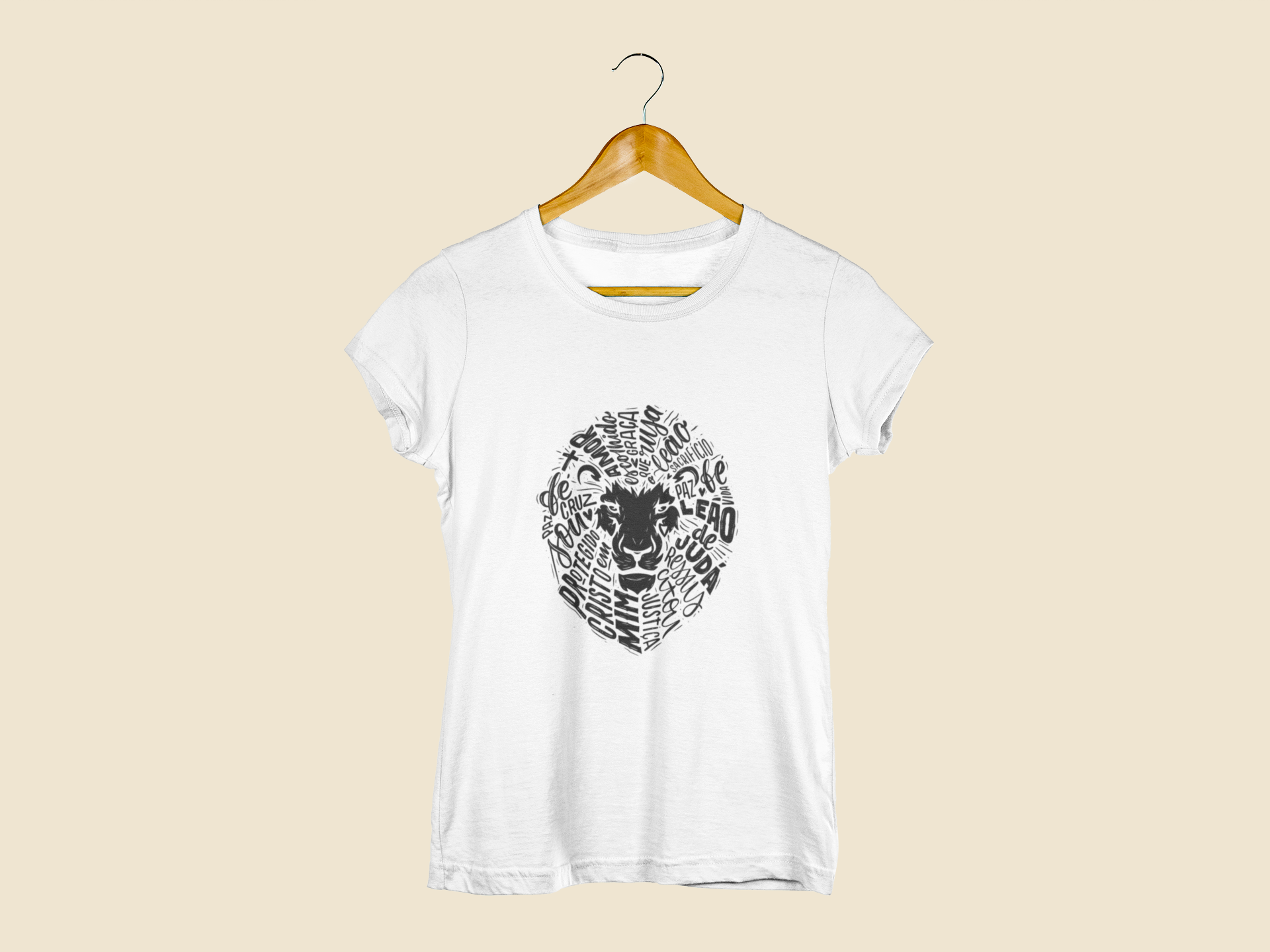 CamisetaBaby Look Cristã Feminina Leao