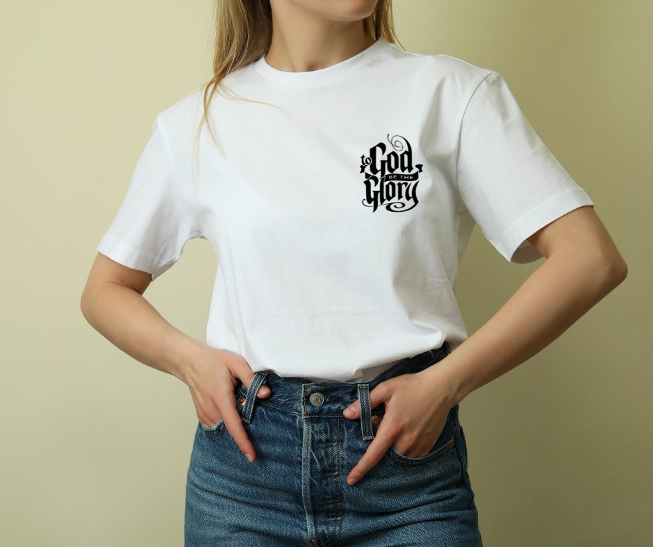 Camiseta Cristã Feminina God to be Glory