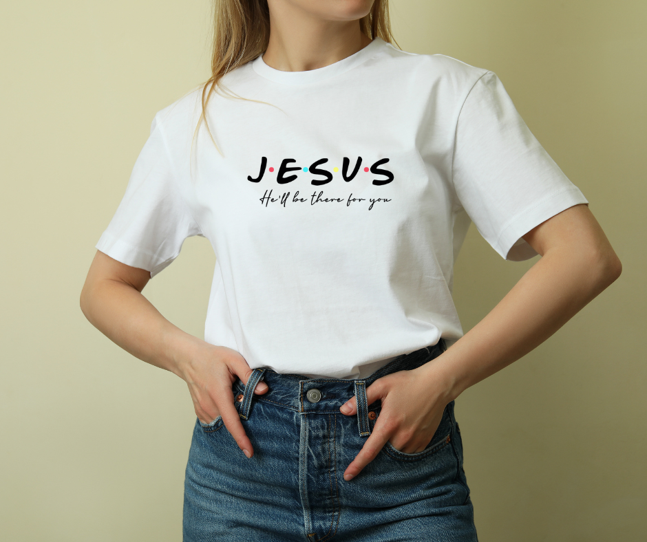Camiseta Cristã Feminina Jesus Friend