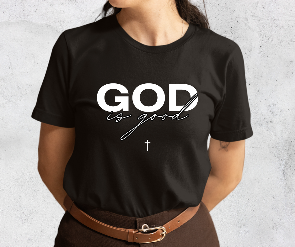 Camiseta Cristã Feminina God is Good