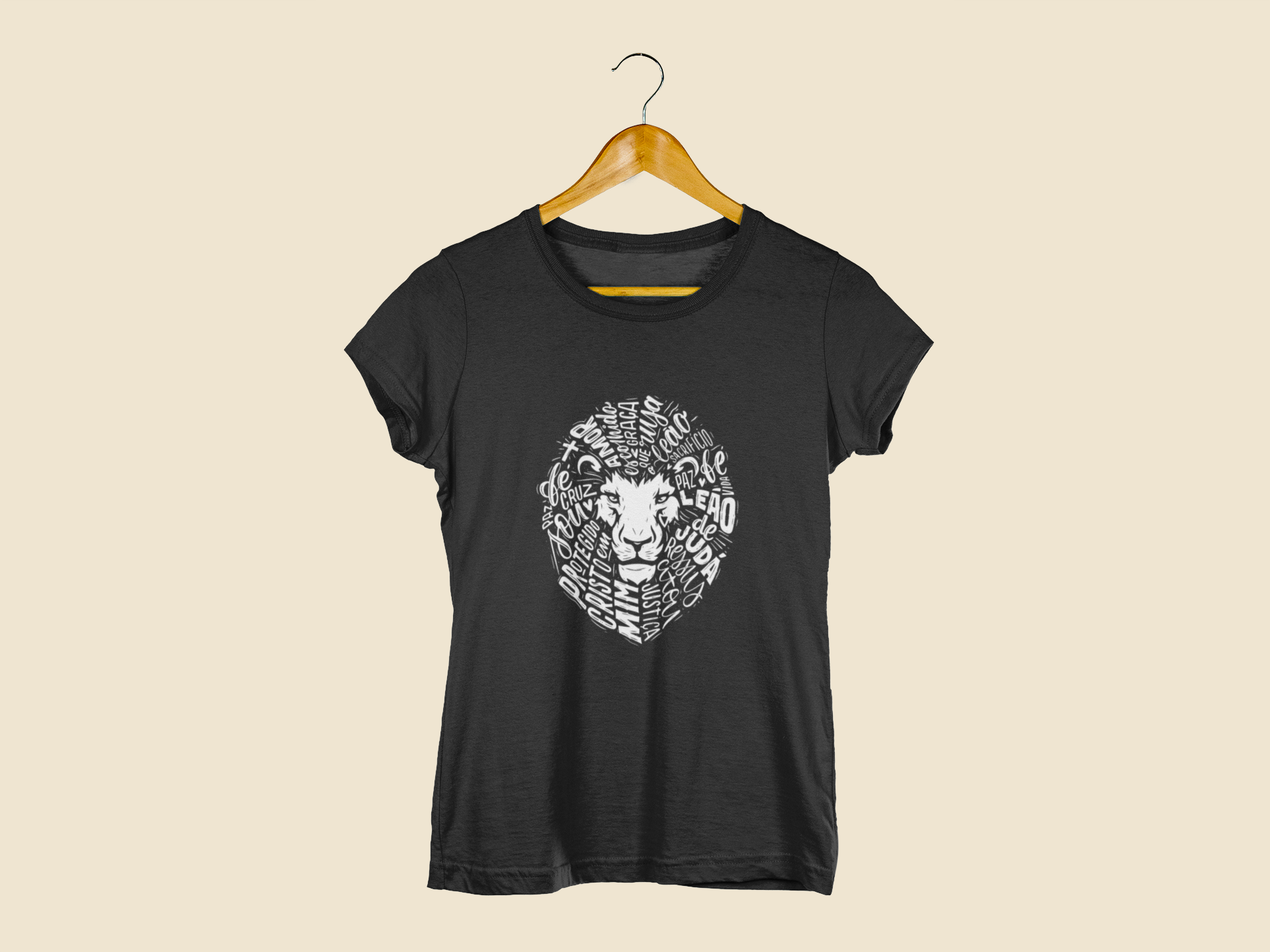CamisetaBaby Look Cristã Feminina Leao