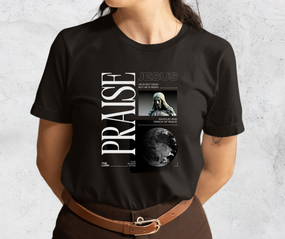 Camiseta Cristã Feminina Praise
